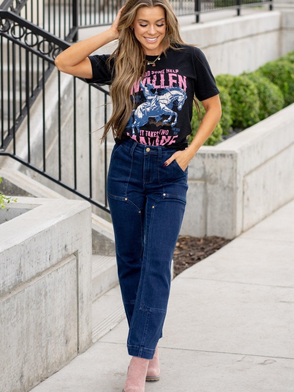 Judy Blue JB88918 Vintage Horizon High Rise Utility Straight Leg Jeans – NWT